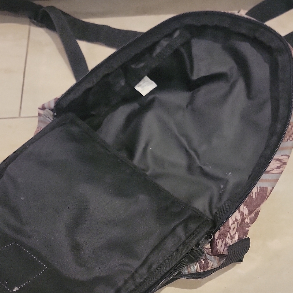 Patterned Backpack With Black Accents - image 6